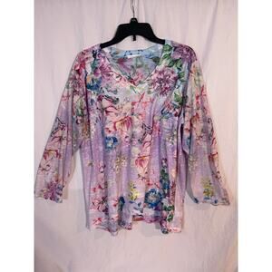 Concepts womens xxl floral shirt